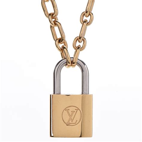 gold louis vuitton lock